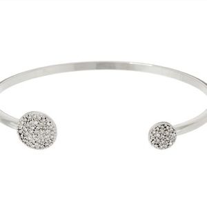 Stella & Dot Pave Disc Cuff Bracelet